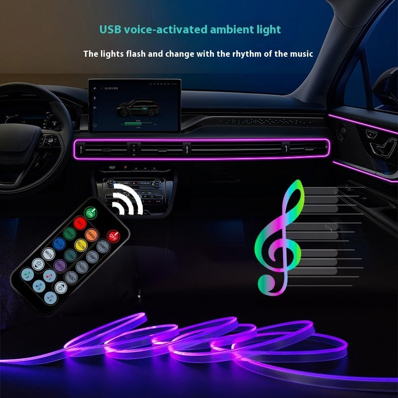Élégance Auto - Éclairage d’ambiance RGB Intérieur